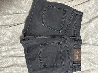Shorts vaqueros negros