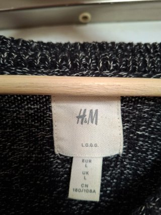 Jersey H&M L.O.G.G. Talla L Jaspeado
