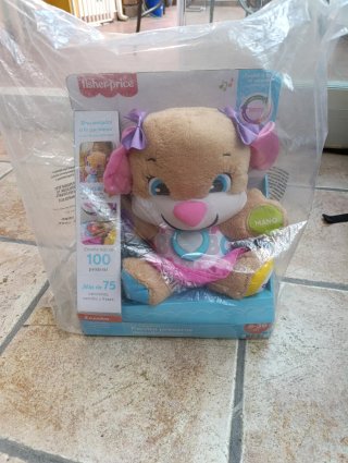 Peluche Fisher-Price Perrita Primeros Descubrimien