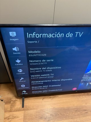 Smart TV LG 65”