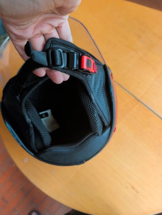 Casco Moto Jet Talla L Rojo