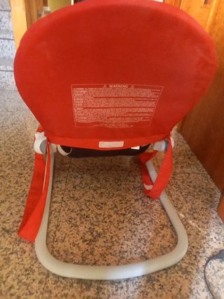 Hamaca Chicco Roja nueva, fija y con balanceo.