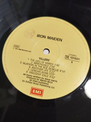 Iron Maiden Killers Vinilo Original