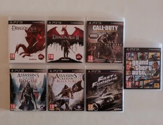 7 Juegos PS3: Dragon Age, Call of Duty, GTA V, Ass