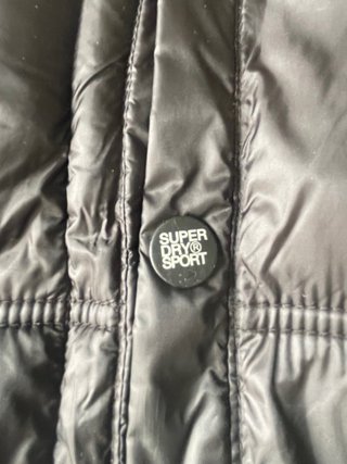 Plumífero Superdry Negro Talla XXL 3/4