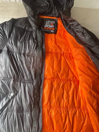 Plumífero Superdry Negro Talla XXL 3/4