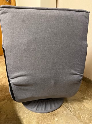 Sillón bajo gaming giratorio y 5 pos. respaldo.
