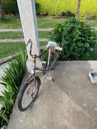 Bicicleta plegable antigua marca orbea