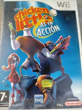 Juego Nintendo Wii Chicken Little Disney