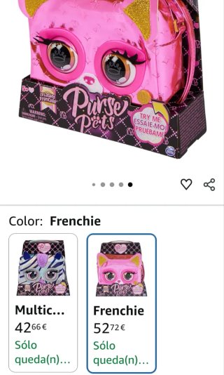 Bolso Peluche Niña Rosa Flores