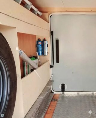 Soporte Botellas Gas Camper Autocaravana