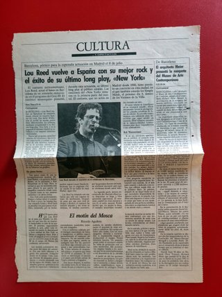 Lou Reed - Crónicas New York Tour España