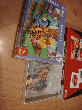 Puzzles Cars y Winnie the Pooh + Coches