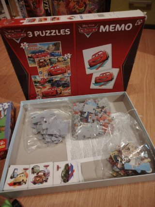 Puzzles Cars y Winnie the Pooh + Coches