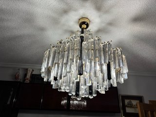 Lámpara de cristal Murano colgante
