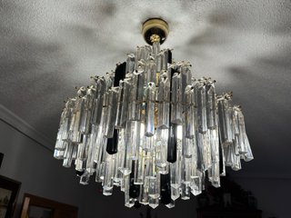Lámpara de cristal Murano colgante
