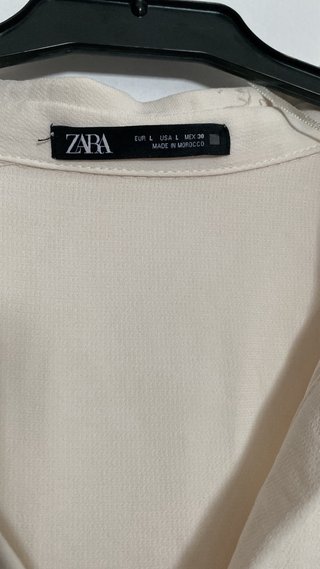 Vestido Zara Beige