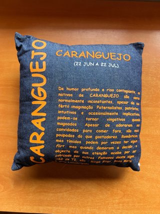 Almofada Signo Caranguejo (22 Jun - 22 Jul)