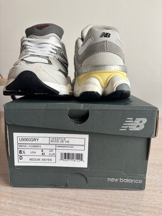 New Balance 9060 Grigio e Giallo