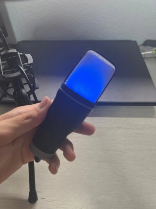 Micrófono USB RGB Gaming con Soporte