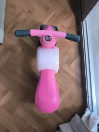 Moto correpasillos rosa per bambini