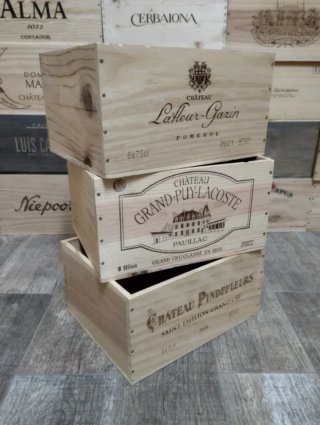 3 Cajas Madera Expositores Tienda