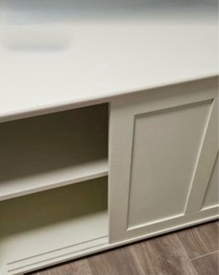 Cómoda recibidor/mesa TV beige/ mueble auxiliar.
