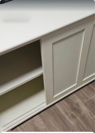 Cómoda recibidor/mesa TV beige/ mueble auxiliar.