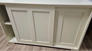 Cómoda recibidor/mesa TV beige/ mueble auxiliar.