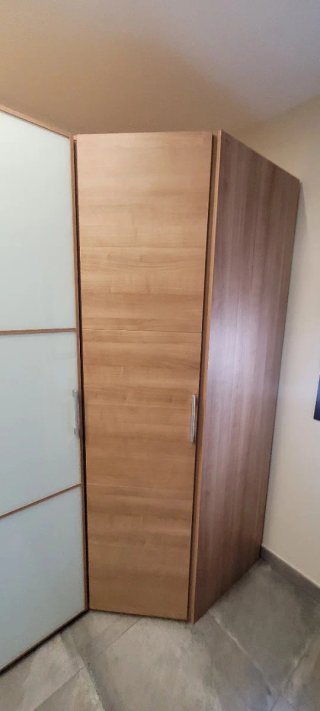Conjunto Mueble Habitación Madera y Cristal