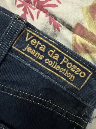 Jeans blu scuro Vera Da Pozzo taglia 50