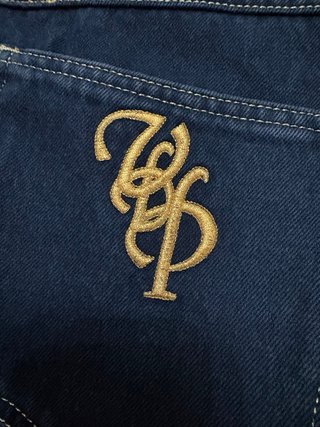 Jeans blu scuro Vera Da Pozzo taglia 50
