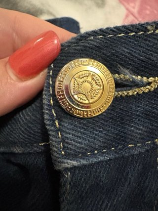 Jeans blu scuro Vera Da Pozzo taglia 50