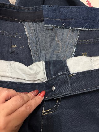 Jeans blu scuro Vera Da Pozzo taglia 50