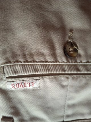 Pantalón de pinzas beige Lloyd's