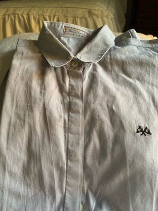 Camisa de algodón Thomas Burberry Beige