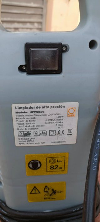 Máquina de agua a presión