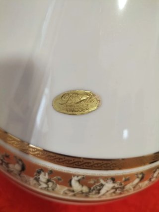 Vaso Limoges L'Etoile Porcellana Francese