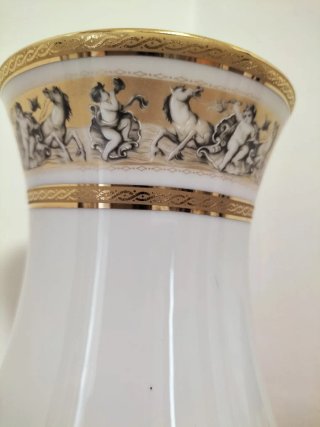 Vaso Limoges L'Etoile Porcellana Francese