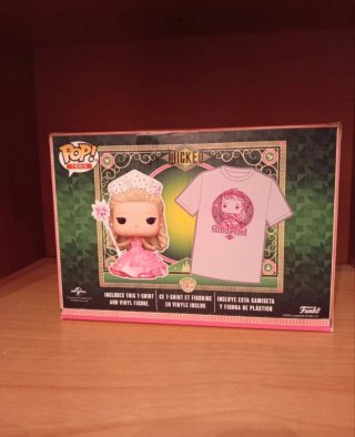 Funko Pop! Glinda Wicked con Camiseta Talla S