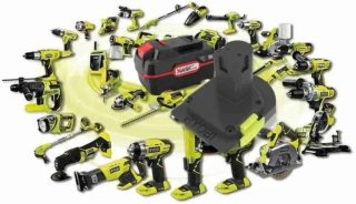 3 Adaptadores Parkside X20 a Ryobi