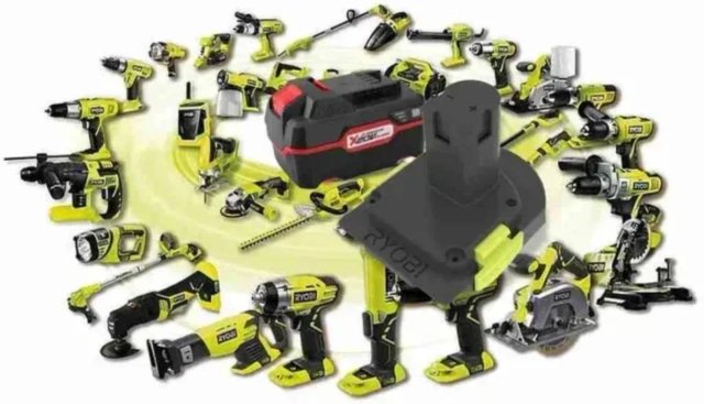 3 Adaptadores Parkside X20 a Ryobi