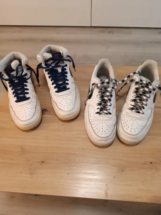 2 Pares Zapatillas Nike Blancas