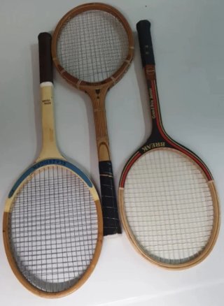 Racchette da tennis in legno