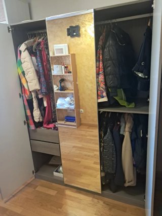 Armario 3 puertas espejo modular