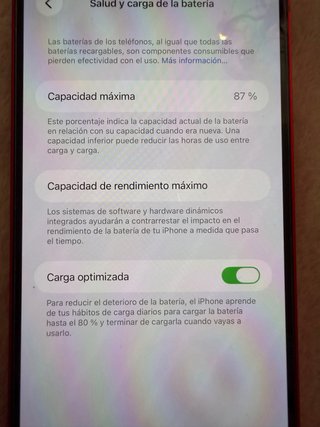 iPhone 14 Plus 256GB Rojo | 87% Batería | Impecabl