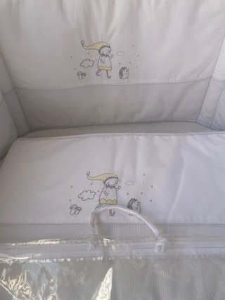 2 Protectores Cuna Cotton Juice Bordados