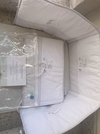 2 Protectores Cuna Cotton Juice Bordados