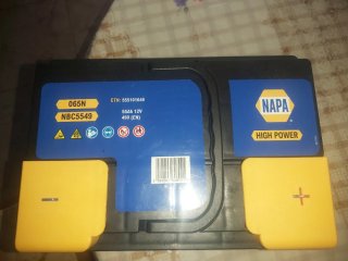 Batería Coche NAPA 55Ah 12V
