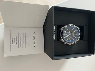 Reloj Viceroy Cronógrafo Negro y Azul